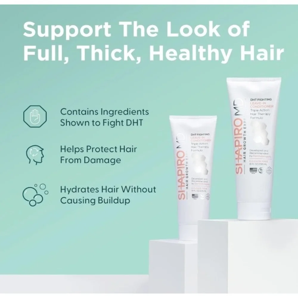 Shapiro MD‎ DHT Fighting Leave-In Conditioner Triple Action Hair Therapy 8oz